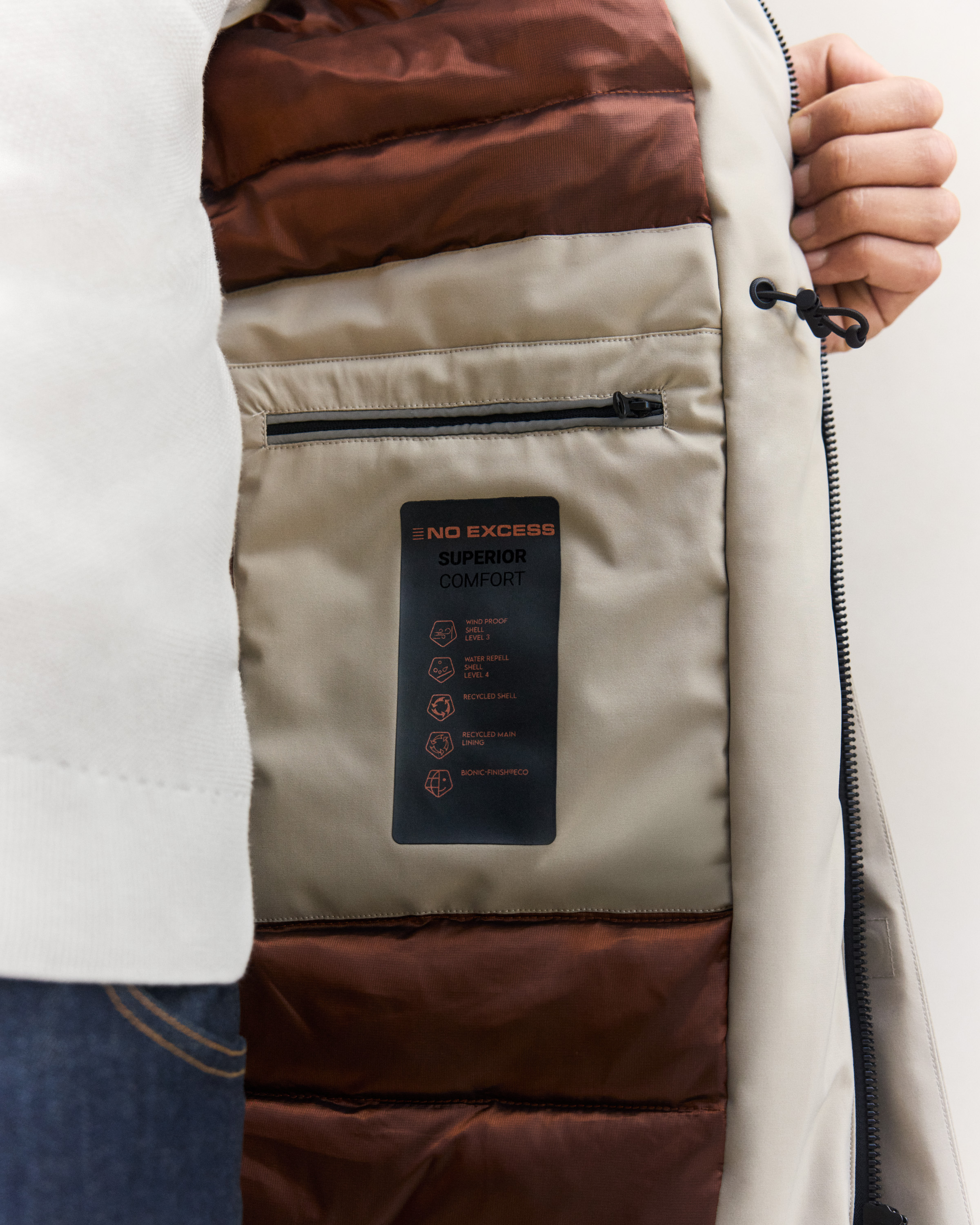 jacket funcionalities