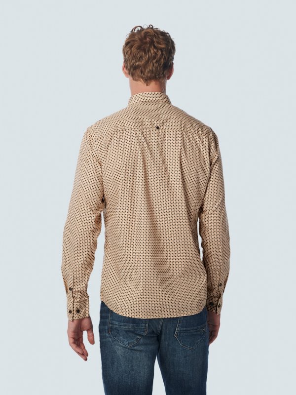 ΜΑΚΡΥΜΑΝΙΚΟ ΠΟΥΚΑΜΙΣΟ STRETCH ALL OVER PRINTED