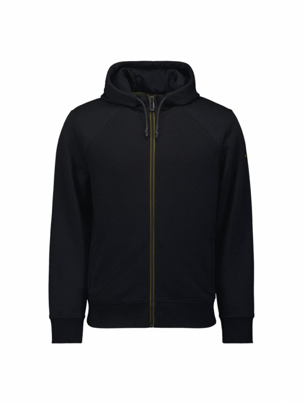 ΦΟΥΤΕΡ ΖΑΚΕΤΑ HOODED DOUBLE LAYER JACQUARD STRETCH