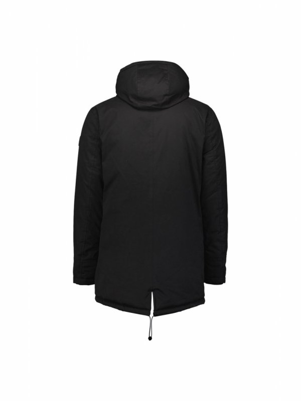 ΑΔΙΑΒΡΟΧΟ ΜΠΟΥΦΑΝ LONG FIT HOODED DOUBLE FRONT CLOSURE
