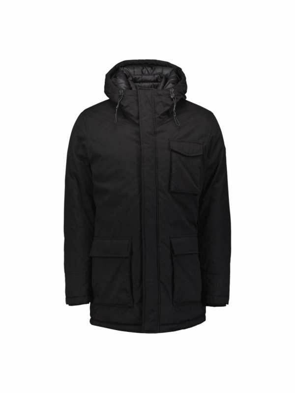 ΑΔΙΑΒΡΟΧΟ ΜΠΟΥΦΑΝ LONG FIT HOODED DOUBLE FRONT CLOSURE