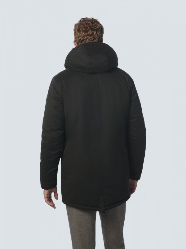 ΑΔΙΑΒΡΟΧΟ ΜΠΟΥΦΑΝ LONG FIT HOODED DOUBLE FRONT CLOSURE