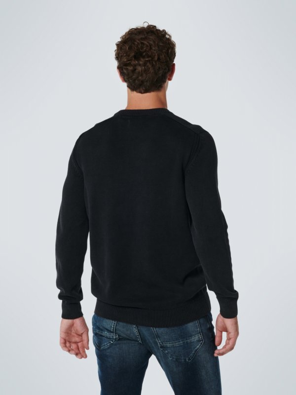 ΒΑΜΒΑΚΕΡΟ ΠΛΕΚΤΟ ΠΟΥΛΟΒΕΡ ΠΕΤΡΟΠΛΥΜΕΝΟ RELIEF GARMENT DYED