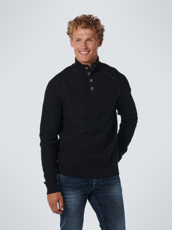 ΠΛΕΚΤΟ ΠΟΥΛΟΒΕΡ ΖΑΚΑΡ HALF ZIP BUTTON