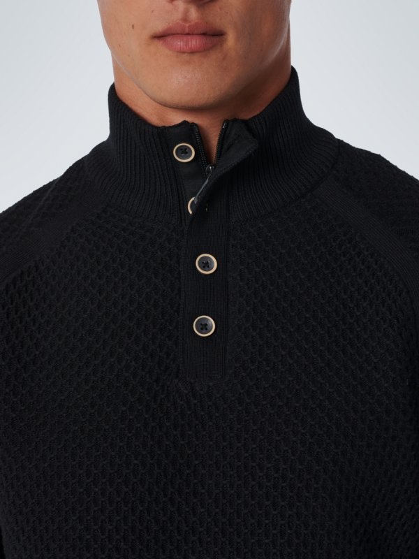 ΠΛΕΚΤΟ ΠΟΥΛΟΒΕΡ ΖΑΚΑΡ HALF ZIP BUTTON