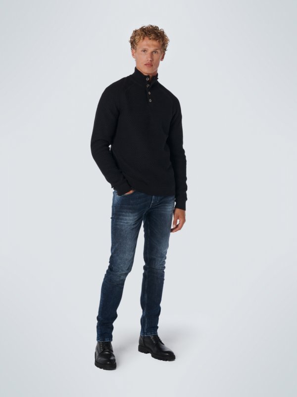 ΠΛΕΚΤΟ ΠΟΥΛΟΒΕΡ ΖΑΚΑΡ HALF ZIP BUTTON
