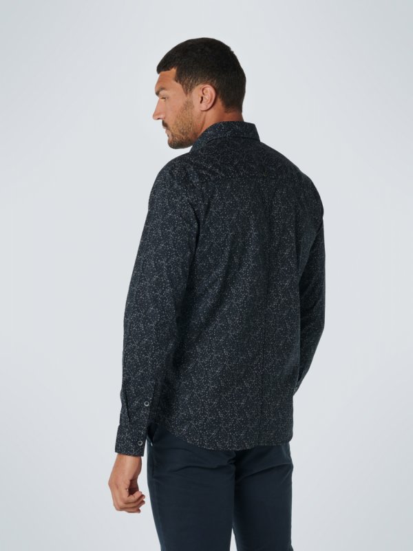 ΜΑΚΡΥΜΑΝΙΚΟ ΠΟΥΚΑΜΙΣΟ STRETCH ALL OVER PRINTED