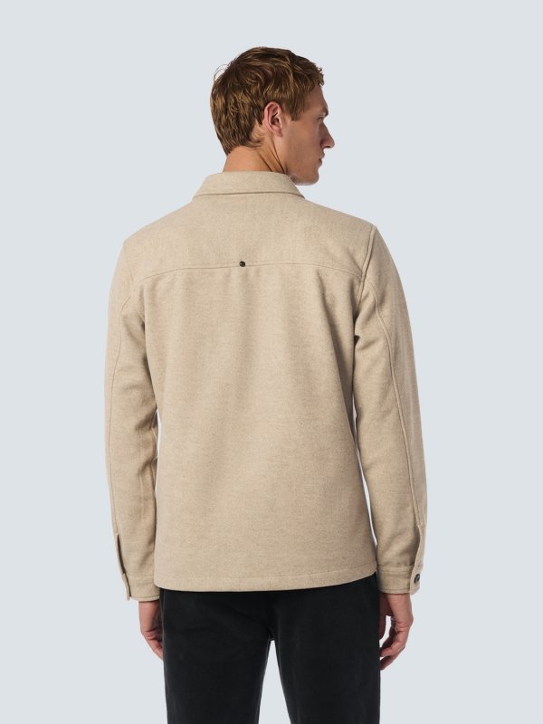 OVERSHIRT BUTTON CLOSURE MELANGE