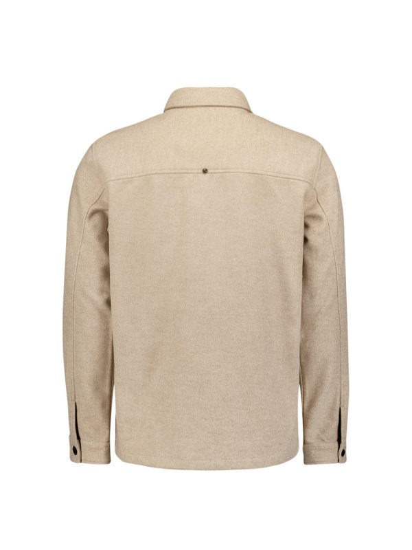 OVERSHIRT BUTTON CLOSURE MELANGE