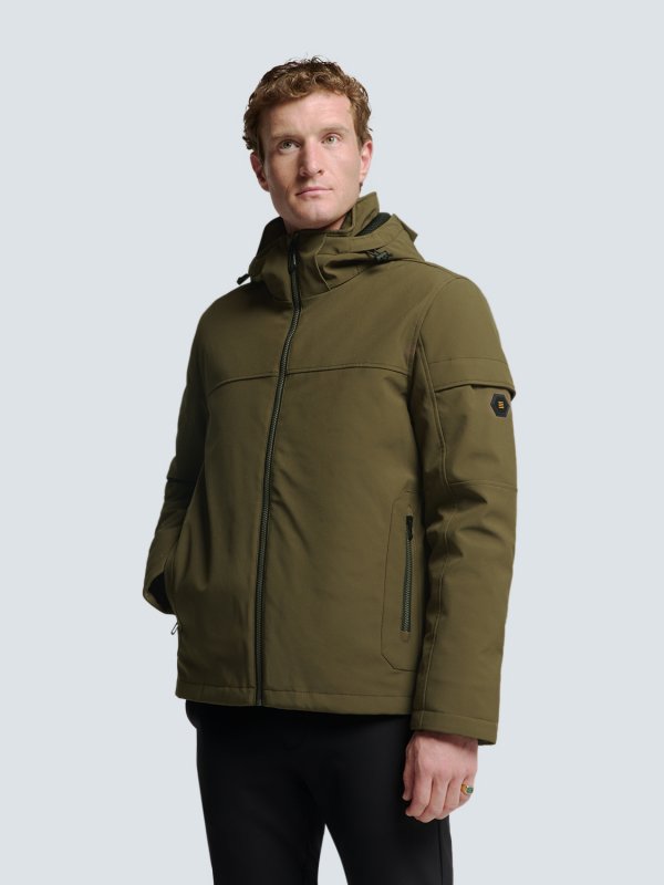 ΑΔΙΑΒΡΟΧΟ ΜΠΟΥΦΑΝ SHORT FIT REMOVABLE HOOD SOFTSHELL STRETCH