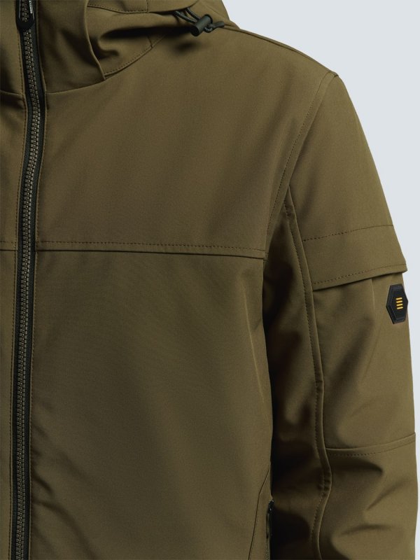 ΑΔΙΑΒΡΟΧΟ ΜΠΟΥΦΑΝ SHORT FIT REMOVABLE HOOD SOFTSHELL STRETCH