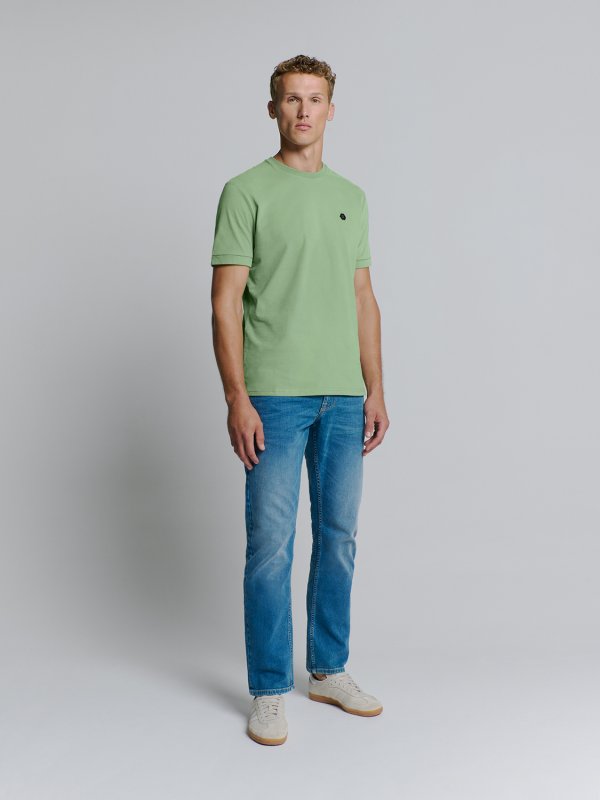 Τ-SHIRT CREWNECK HEAVY PEACHED