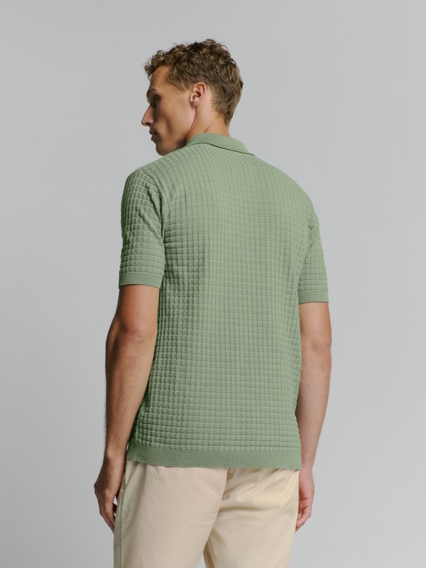 KONTOMANIKO ΠΛΕΚΤΟ POLO V SOLID JACQUARD