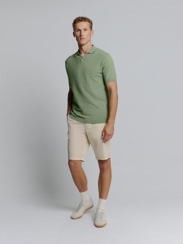 KONTOMANIKO ΠΛΕΚΤΟ POLO V SOLID JACQUARD