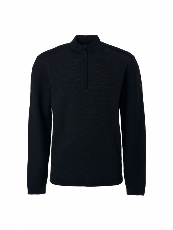 ΠΛΕΚΤΟ HALF ZIPPER 2 COLOURED JACQUARD