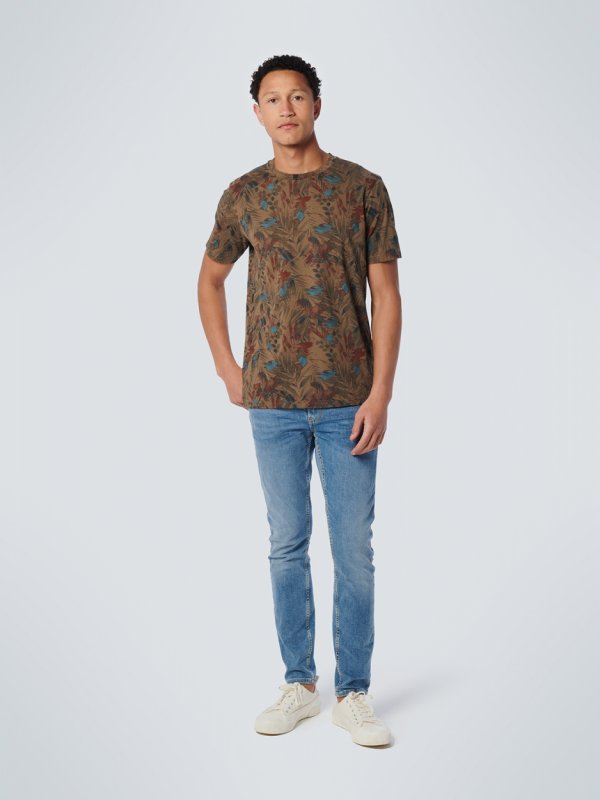 T-SHIRT ALL OVER PRINTED GARMENT OVERDYED