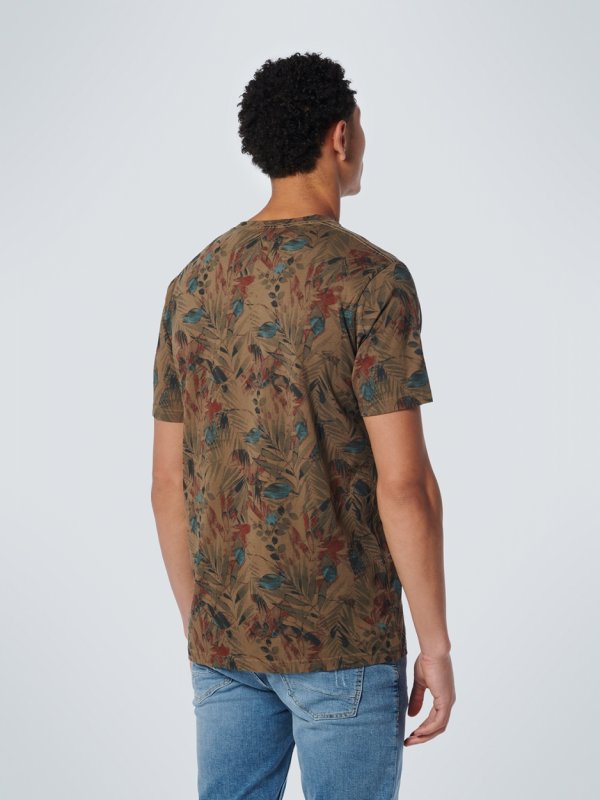 T-SHIRT ALL OVER PRINTED GARMENT OVERDYED