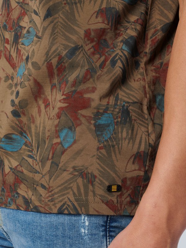 T-SHIRT ALL OVER PRINTED GARMENT OVERDYED