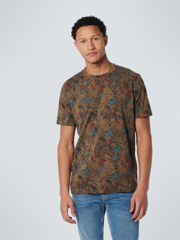 T-SHIRT ALL OVER PRINTED GARMENT OVERDYED