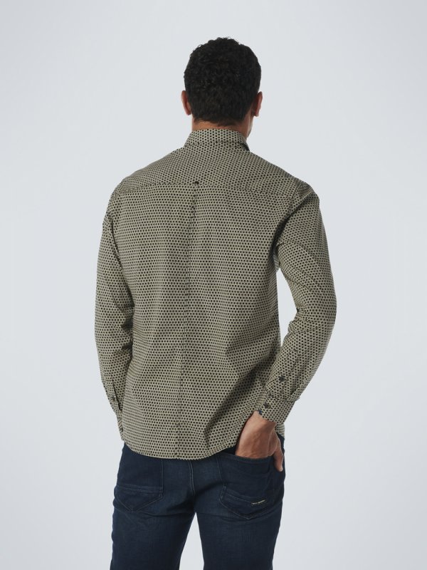 ΜΑΚΡΥΜΑΝΙΚΟ ΠΟΥΚΑΜΙΣΟ STRETCH ALL OVER PRINTED