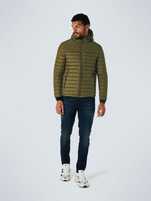 ΜΠΟΥΦΑΝ HOODED SHORT FIT PADDED MIX