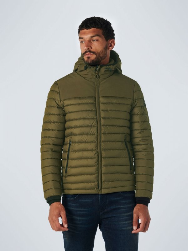 ΜΠΟΥΦΑΝ HOODED SHORT FIT PADDED MIX
