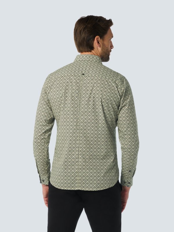 ΜΑΚΡΥΜΑΝΙΚΟ ΠΟΥΚΑΜΙΣΟ STRETCH ALL OVER PRINTED