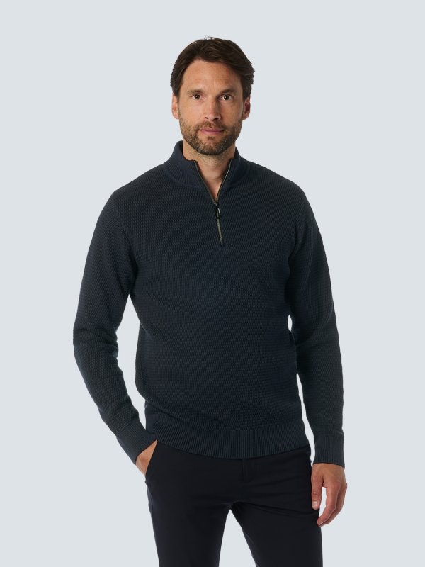 ΠΛΕΚΤΟ ΠΟΥΛΟΒΕΡ HALF-ZIP 2 COLOURED MELANGE