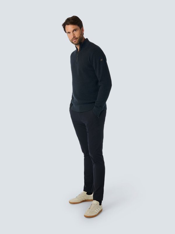ΠΛΕΚΤΟ ΠΟΥΛΟΒΕΡ HALF-ZIP 2 COLOURED MELANGE