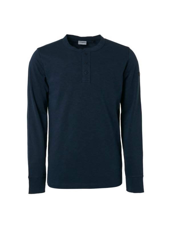 ΜΑΚΡΥΜΑΝΙΚΟ T-SHIRT GARMENT DYED SLUB GRANDDAD