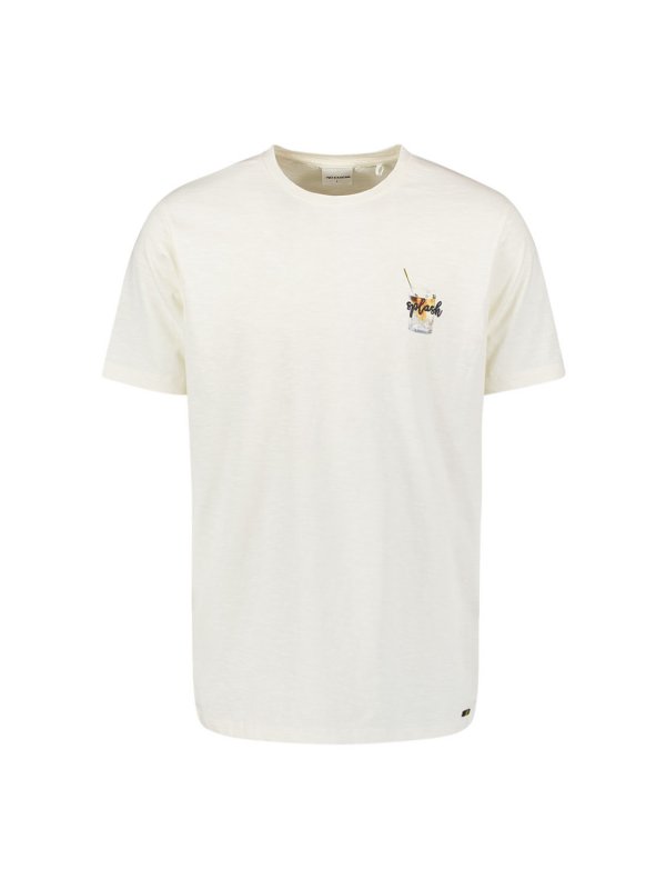 Τ-SHIRT CREWNECK SLUB COCKTAIL