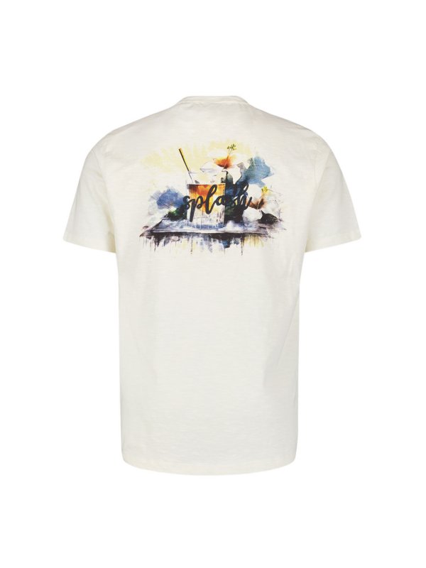 Τ-SHIRT CREWNECK SLUB COCKTAIL