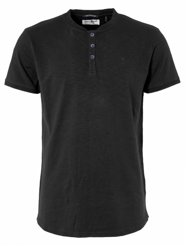 COTTON SLUB YARN GARMENT DYED T-SHIRT GRANDDAD