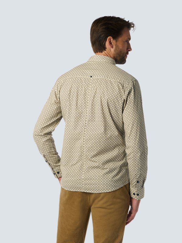 ΜΑΚΡΥΜΑΝΙΚΟ ΠΟΥΚΑΜΙΣΟ STRETCH ALL OVER PRINTED