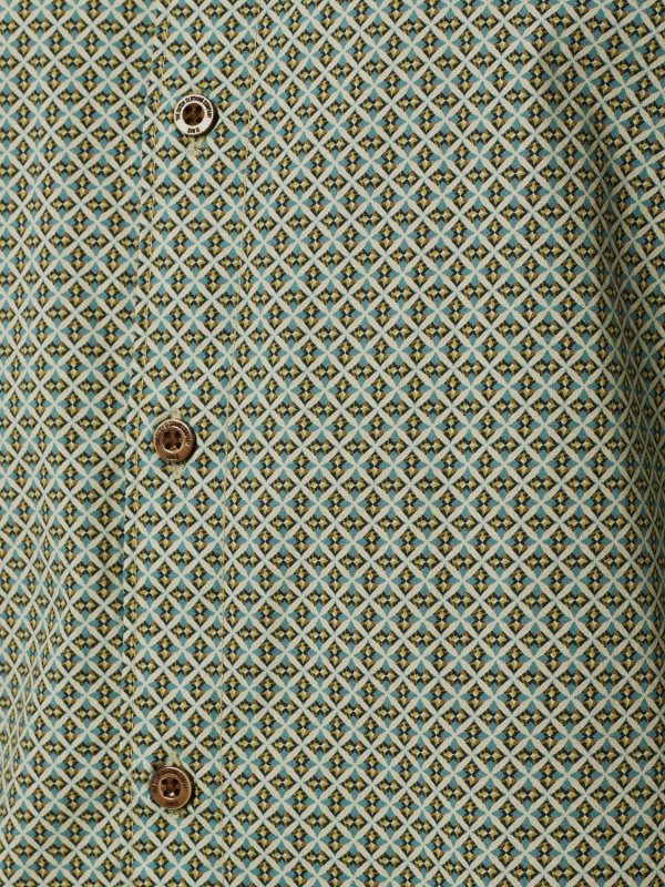 ΜΑΚΡΥΜΑΝΙΚΟ ΠΟΥΚΑΜΙΣΟ STRETCH ALL OVER PRINTED