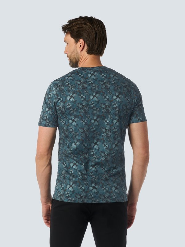 T-SHIRT CREWNECK ALLOVER FLORAL PRINTED