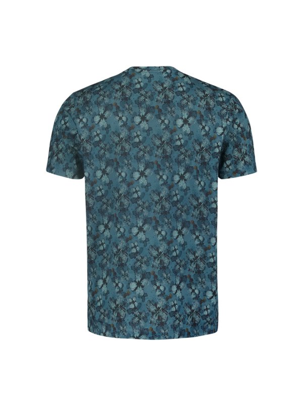 T-SHIRT CREWNECK ALLOVER FLORAL PRINTED
