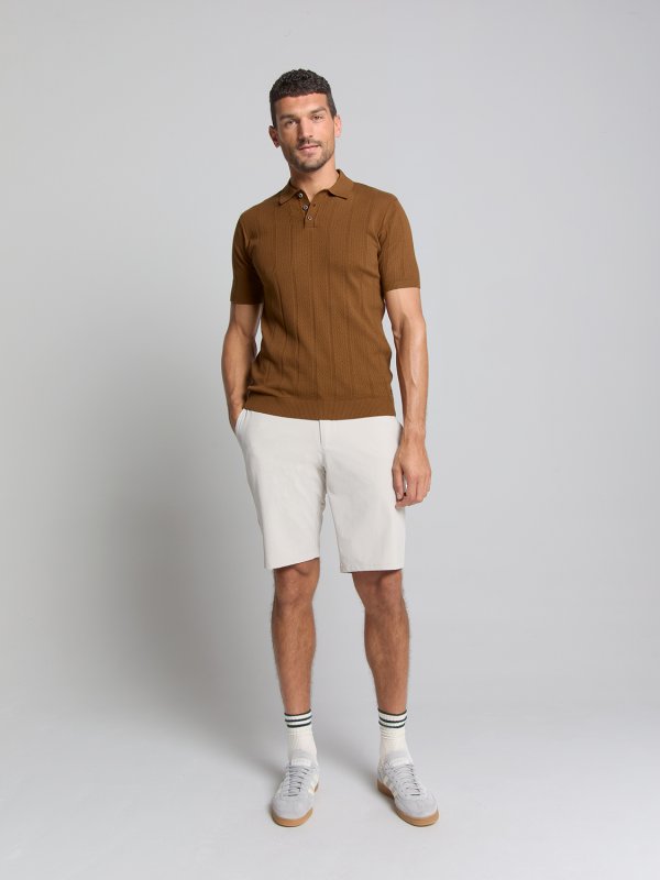 KONTOMANIKO ΠΛΕΚΤΟ POLO SOLID JACQUARD