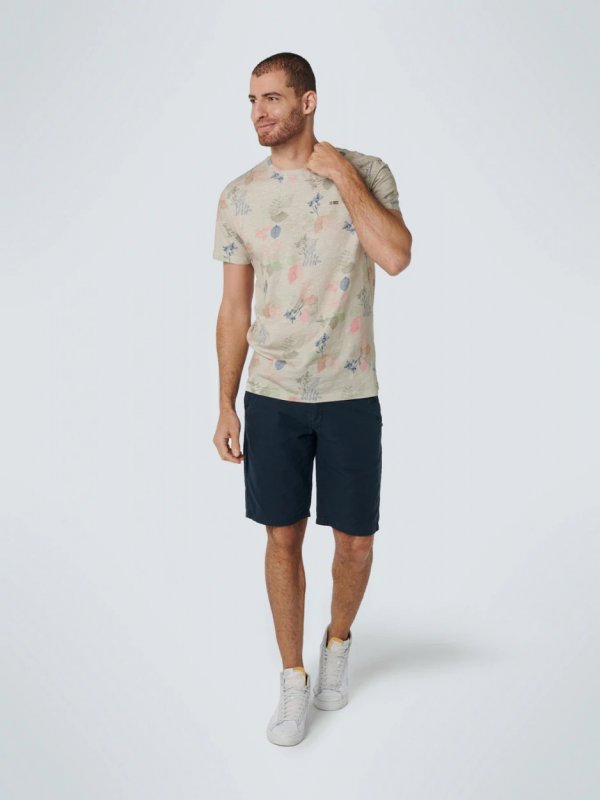 T-SHIRT ΑΠΟ ΟΡΓΑΝΙΚΟ ΒΑΜΒΑΚΙ ALL OVER PRINTED