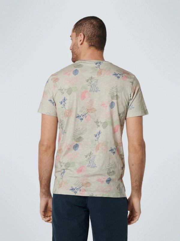 T-SHIRT ΑΠΟ ΟΡΓΑΝΙΚΟ ΒΑΜΒΑΚΙ ALL OVER PRINTED