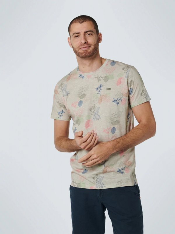 T-SHIRT ΑΠΟ ΟΡΓΑΝΙΚΟ ΒΑΜΒΑΚΙ ALL OVER PRINTED