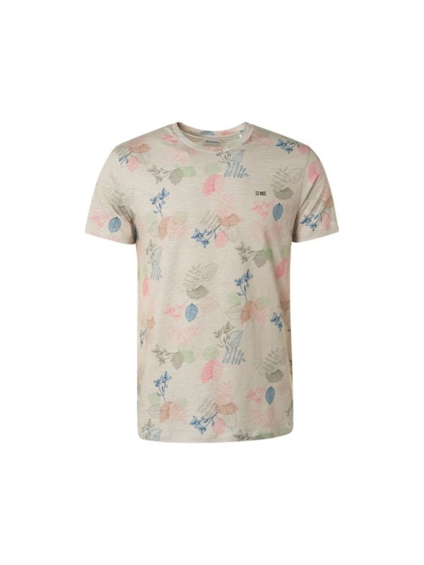 T-SHIRT ΑΠΟ ΟΡΓΑΝΙΚΟ ΒΑΜΒΑΚΙ ALL OVER PRINTED