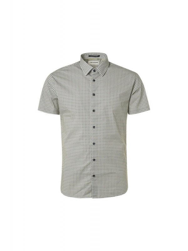 KONTOMANIKO STRETCH ΠΟΥΚΑΜΙΣΟ ALLOVER PRINTED