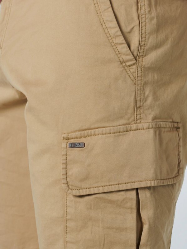ΒΕΡΜΟΥΔΑ CARGO GARMENT DYED STRETCH