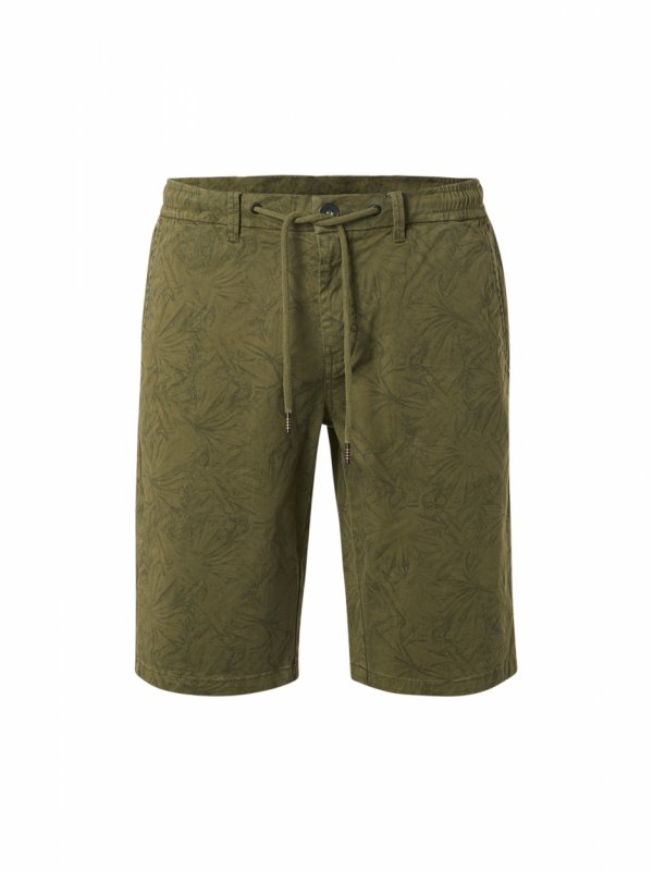 ΒΕΡΜΟΥΔΑ CHINO ALL OVER PRINTED GARMENT DYED STRETCH