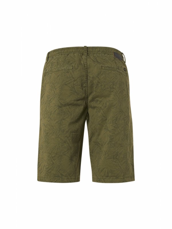 ΒΕΡΜΟΥΔΑ CHINO ALL OVER PRINTED GARMENT DYED STRETCH