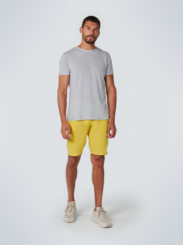 T-SHIRT YARN DYED STRIPES ΑΠΟ ΒΑΜΒΑΚΙ ΚΑΙ ΛΙΝΟ