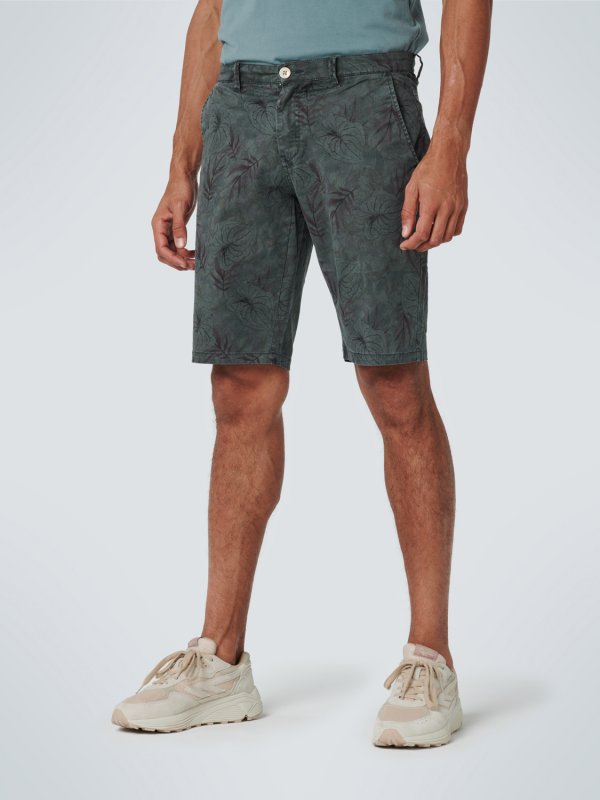 ΒΕΡΜΟΥΔΑ ALL OVER PRINTED GARMENT DYED STRETCH