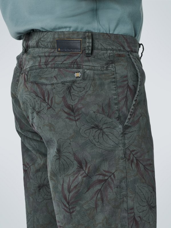 ΒΕΡΜΟΥΔΑ ALL OVER PRINTED GARMENT DYED STRETCH