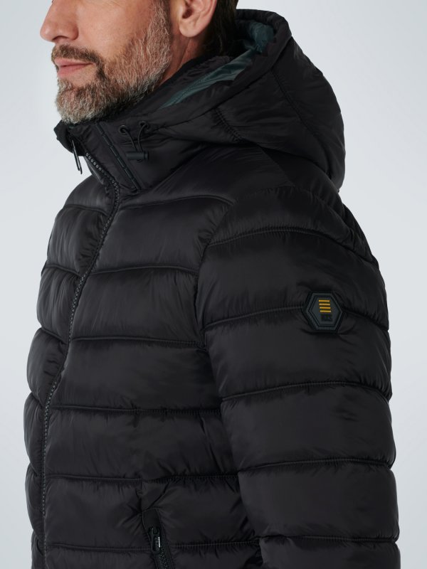 HEAVY PADDED JACKET ME ΑΠΟΣΠΩΜΕΝΗ ΚΟΥΚΟΥΛΑ